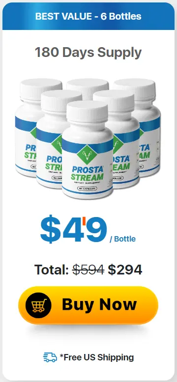 ProstaStream - 6 Bottles